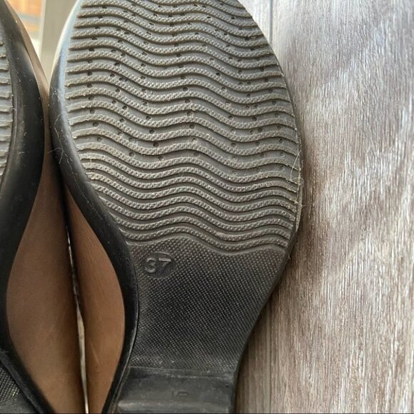 Vintage No Pulse Knit Cuff Lace Up Leather  Boots - Picture 10 of 14